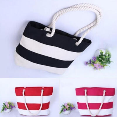 

2018 Summer Shopping Tote Large Capacity Ladies Canvas Beach Shoulder Eco Bag Fashion