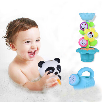 

Baby Toddler Bath Toys Set Flower Waterfall Water Station Fun Bath Toy Set