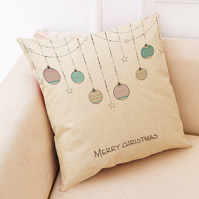 

Tailored Christmas Home Decor Cushion Cover Graffi Style Throw Pillowcase Pillow Covers
