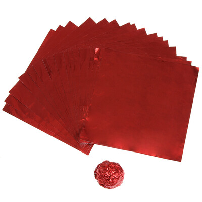 

100pcs Foil Candy Package Paper Chocolate Aluminum Candy DIY Package Paper