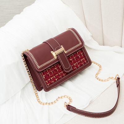 

Mao Nu Bao Chao Xiao Fang Bao Fashion Korean version of the single shoulder chain 100 lap oblique satchel ins