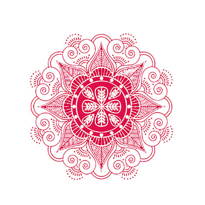 

〖Follure〗Mandala Flower Indian Bedroom Wall Decal Art Stickers Mural Home Vinyl Family