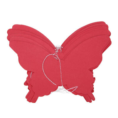 

18pcsset 27m Paper Butterfly Cotton Rope Garlands Wedding Party Banner