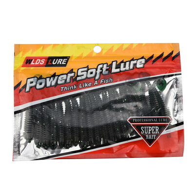

Saidsome 20Pcs Lures Soft Bait 75cm Silicone Bait Worms Fishing Lure With Salt Fishing fishing bait fishing lure