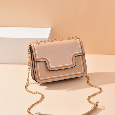 

Summer single shoulder lady fashion Korean version ins100 chain slanting bag fashion is simple
