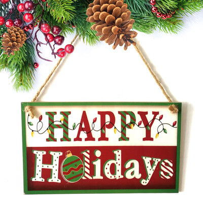 

Tailored Christmas Indoor And Outdoor Wood Hanging Door Decorations&Wall Signs Haunte