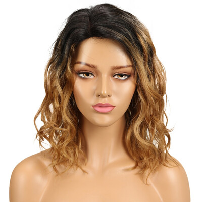 

Noble Brazilian Water Wave Human Hair Wigs Remy Water Wave Wig Perruque Cheveux Humain Free Shipping
