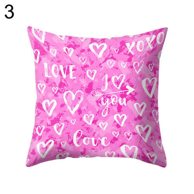 

Sweet Love You Heart Pillow Case Cushion Cover Sofa Bed Car Cafe Office Decor