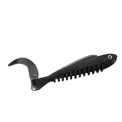 

Saidsome 8cm Fake Fish Road Alpine Worm Bean Bite Catfish Blackfish Bait fishing bait fishing lure