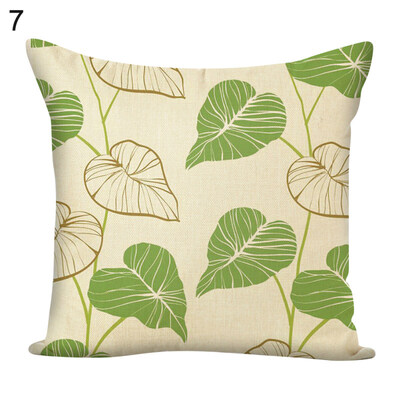 

Tranparent Leaves Square Throw Pillow Case Cushion Cover Sofa Bed Car Decor