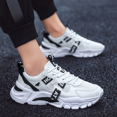 

Trend mens shoes fashion breathable shoes wild sports mesh day running tide shoes