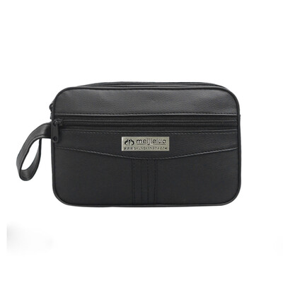 

Gobestart Men Casual Solid Multifunction Handbag Casual Tote Zipper Bag Purse Card Bag