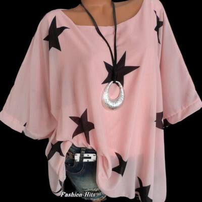 

Starmoon Women Ladies Star T-Shirt Short Sleeve Round Neck Casual Tops Blouse Tee
