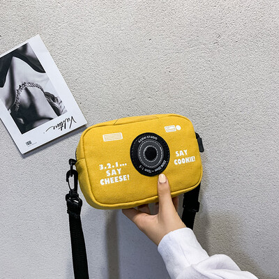 

Tailored Fashion Women Camera-Like Canvas Shoulder Bags Crossbody Bags Cute Weird bags