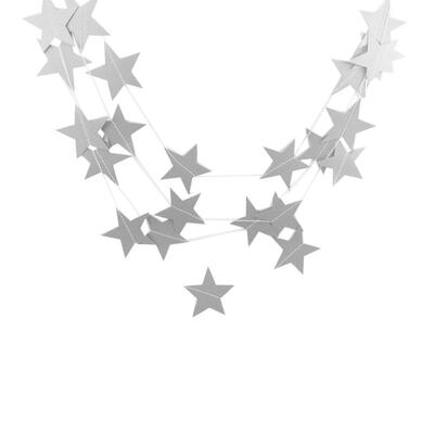 

4m Paper Star Christmas Tree Garland Wedding Party Banner Hanging Decoration