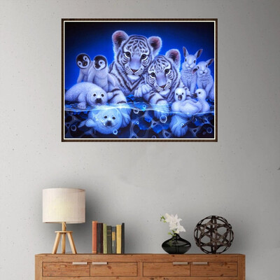 

Siaonvr 5D Embroidery Paintings Rhinestone Pasted DIY Diamond Painting Cross Stitch