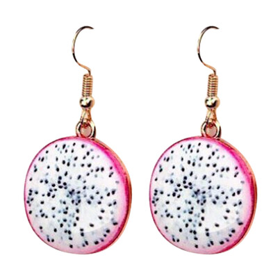 

6 Pairs Creative Fruit Earrings PineappleGrapefruit Strawberry Earrings Small Fresh Fruit Earrings