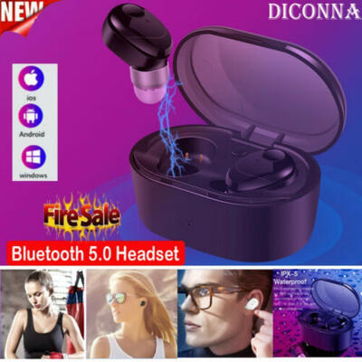 

Mini TWS Bluetooth50 Sports Earphone Wireless Headsets Headphone Earbuds Stereo