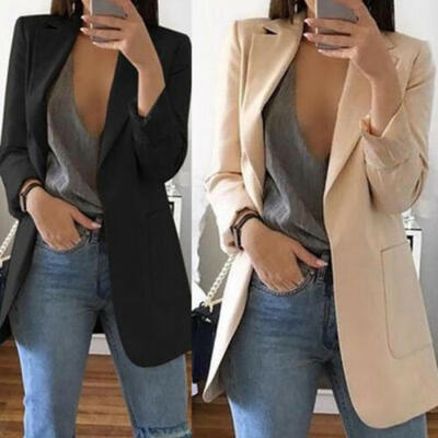 

Women Elegant Fashion Slim Casual Business Blazer Suit Jacket Coat Outwear New