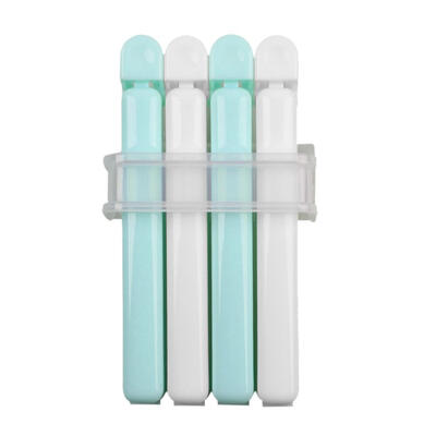 

4pcs Suction Cup Food Storage Bag Snack Milk Powder Sealing Clips Sealer