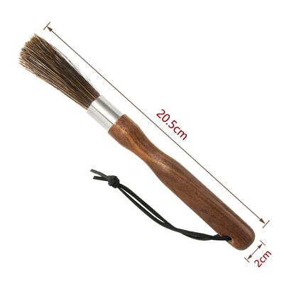 

Coffee Grinder Cleaning Brush Natural Bristles Lanyard Coffee Machine Brush Cleaner Tool For Home Kitchen Supplies