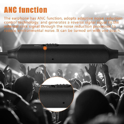 

Wireless Bluetooth 50 Headphones Active Noise Cancellation Headset ANC Neck-band Earphone with Microphone Sports Earphones