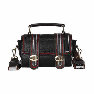

Diagonal bag female 2019 new shoulder bag lock pu leather diagonal bag trend wild color pillow bag