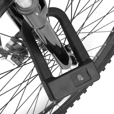

Greensen Portable Anti-theft Intelligent Fingerprint U-Lock Lock for Bicycle Motorcycle E-Bike Accessory