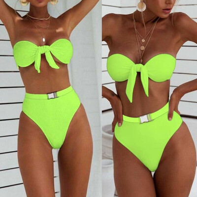 

Push Up Bikini Set Women Bra Padded Swimwear Bandage Swimsuit Bathing Suit