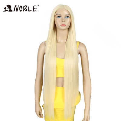 

Noble Hair Wigs For Black Women Straight Synthetic Lace Front Hair 38 Inch Ombre Lace Front Wig Cosplay Blonde Lace Front Wig