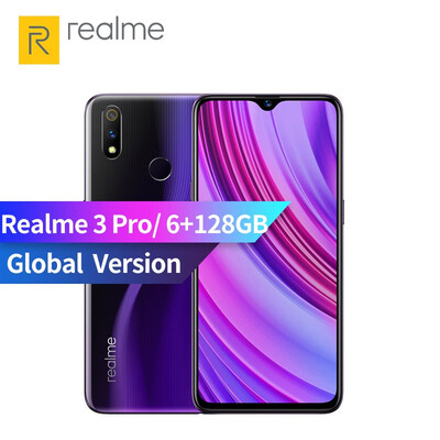 

Global version OPPO realme 3 pro 6 GB RAM 128 GB ROM 63 inch smart mobile phone 4045 mAh 16 5MP camera VOOC Quick charge 30