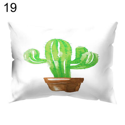 

Fresh Bonsai Plant Square Throw Pillow Case Cushion Cover Sofa Bedding Articles