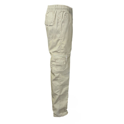 

NEW MENS CASUAL ELASTICATED WAIST CARGO COMBAT TROUSERS PANTS WORK RUGBY BOTTOMS