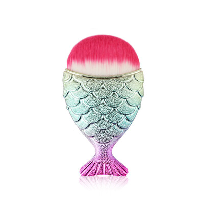 

〖Follure〗1pcs Fish Scale Makeup Brush Fishtail Bottom Brush Powder Cosmetic Brush