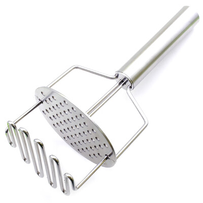 

Stainless Steel Press Potato Masher Ricer Fruit Crusher Tool Home Kitchen Gadget