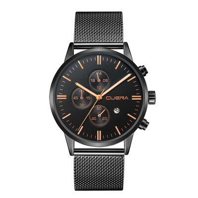 

Gobestart Mens Stainless Steel Quartz Analog Wrist Watch Sport Watches Gifts Luxury
