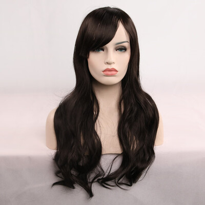 

〖Follure〗70cm Womens Heat Resistant Hair Blonde Long Curly Full Wig