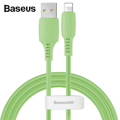 

Baseus Colorful USB Data Cable for iPhone 1111pro11 Pro Max Charging Cable 24A Fast Charge for iPhone Charger