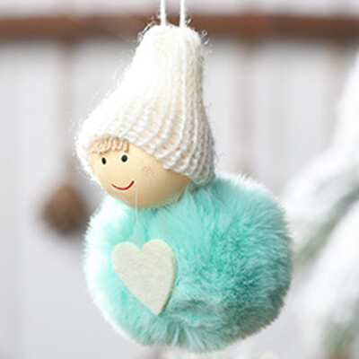 

New Year 2020 Latest Christmas Cute Plush Ski Angel Doll Xmas Tree Ornaments Noel Christmas Decoration For Kids Gifts