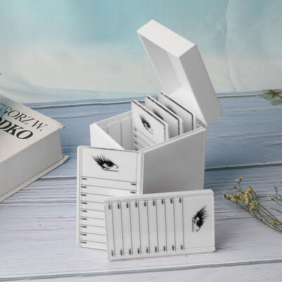 Greensen 5 Layers Eyelash Extension Storage Box False Eyelash Display Holder Case Makeup Organizer