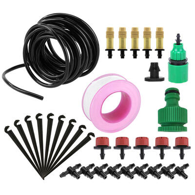 

10m Hose Garden Automatic Pouring Drip Adjustable Watering Irrigation Set