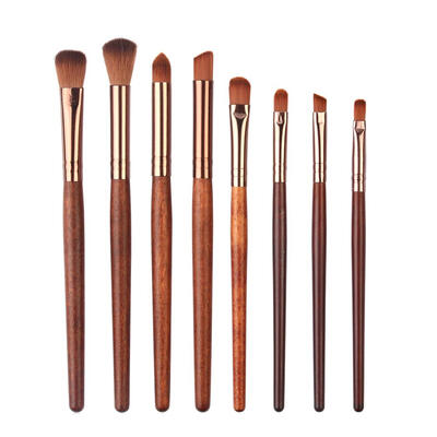 

8pcs Wood Handle Cosmetic Brushes Set Eyeshadow Powder Makeup Beauty Tool
