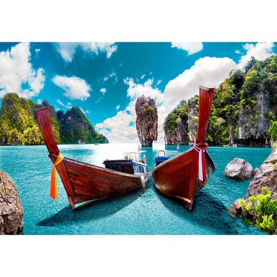 

5D DIY Full Drill Diamond Painting Fishing Boat Cross Stitch Embroidery Kit