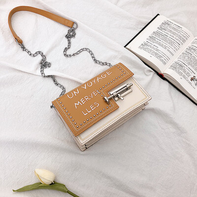

Summer on the new ocean air color bag female 2019 new Korean version of the wild single shoulder slung fashion chain small square bag