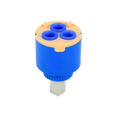 

Ceramic Cartridge Water Mixer Tap Inner Control Faucet Valve PP Plastic Blue Practical Ceramic Disc Cartridge Tap Water Mixer