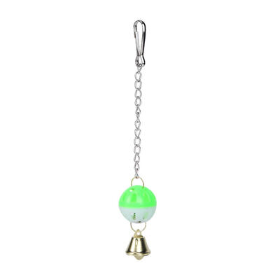 

Parrot Toys Pet Bird Parakeet Climb Bite Chew Hanging Swing Bell Ball Toy