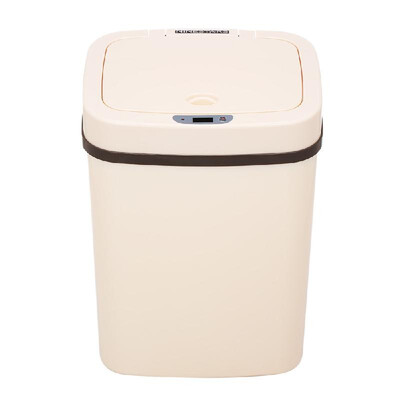 

NINESTARS Smart Trash Can 12L Ashcan Bins Motion Sensor Auto Sealing LED Induction Cover Waste Bin Container