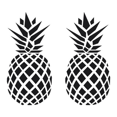 

Art Fashion Pineapples Wall Decal Removable Pineapples Wall Sticker Bedroom Decoration Accessories