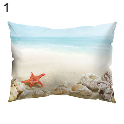 

Fresh Starfish Shell Throw Pillow Protector Case Cushion Cover Bedding Articles