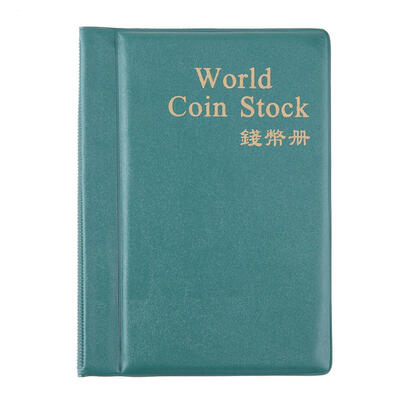 

PVC Coin Album Holders 10 Pages 120 Pockets Coin Collection Storage Book